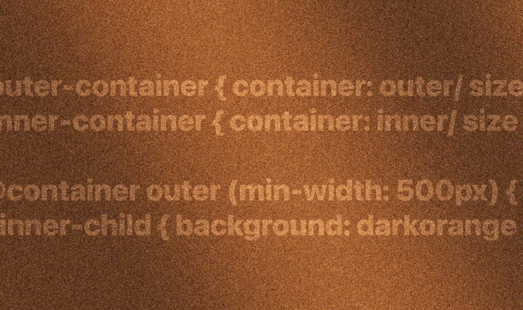 Post Thumbnail for Using Container Query Units Relative to an Outer Container