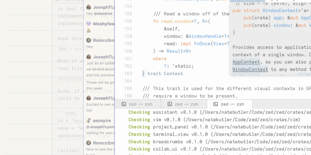 Post Thumbnail for The New Code Editor Zed has a Strong Start, and is now Open Source