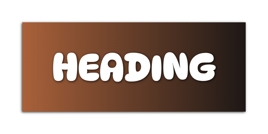 Card with a banded gradient, text and box-shadow.